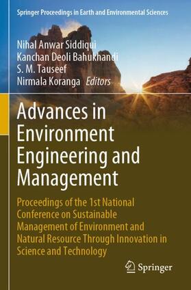 Siddiqui / Koranga / Bahukhandi |  Advances in Environment Engineering and Management | Buch |  Sack Fachmedien