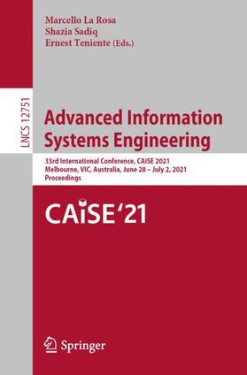 La Rosa / Teniente / Sadiq |  Advanced Information Systems Engineering | Buch |  Sack Fachmedien