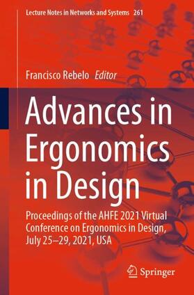Rebelo |  Advances in Ergonomics in Design | Buch |  Sack Fachmedien