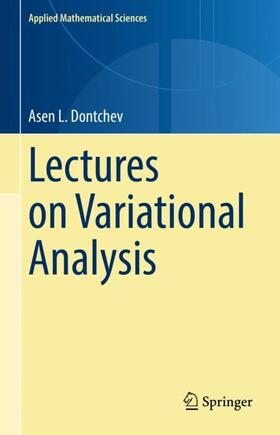 Dontchev |  Lectures on Variational Analysis | Buch |  Sack Fachmedien