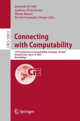 De Mol / Fernández-Duque / Weiermann |  Connecting with Computability | Buch |  Sack Fachmedien