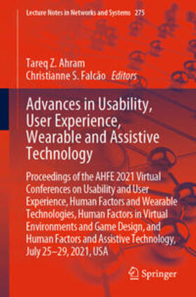 Ahram / Falcão |  Advances in Usability, User Experience, Wearable and Assistive Technology | eBook | Sack Fachmedien