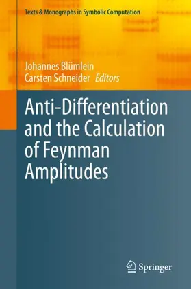 Schneider / Blümlein |  Anti-Differentiation and the Calculation of Feynman Amplitudes | Buch |  Sack Fachmedien