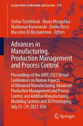 Trzcielinski / Mrugalska / Di Nicolantonio |  Advances in Manufacturing, Production Management and Process Control | Buch |  Sack Fachmedien