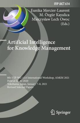 Mercier-Laurent / Owoc / Kayalica |  Artificial Intelligence for Knowledge Management | Buch |  Sack Fachmedien