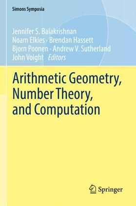 Balakrishnan / Elkies / Voight |  Arithmetic Geometry, Number Theory, and Computation | Buch |  Sack Fachmedien