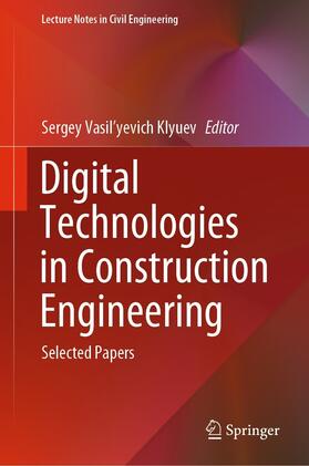 Klyuev |  Digital Technologies in Construction Engineering | eBook | Sack Fachmedien