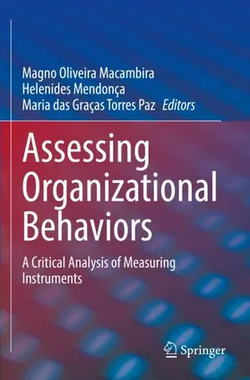 Macambira / Paz / Mendonça |  Assessing Organizational Behaviors | Buch |  Sack Fachmedien