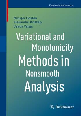 Costea / Varga / Kristály |  Variational and Monotonicity Methods in Nonsmooth Analysis | Buch |  Sack Fachmedien