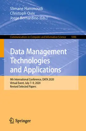 Hammoudi / Quix / Bernardino | Data Management Technologies and Applications | E-Book | sack.de