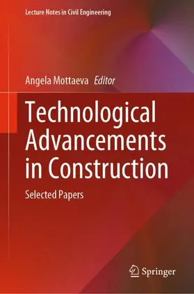 Mottaeva |  Technological Advancements in Construction | Buch |  Sack Fachmedien