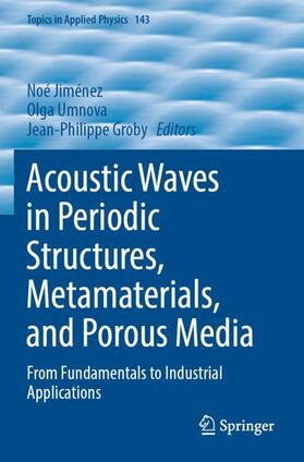 Jiménez / Groby / Umnova |  Acoustic Waves in Periodic Structures, Metamaterials, and Porous Media | Buch |  Sack Fachmedien