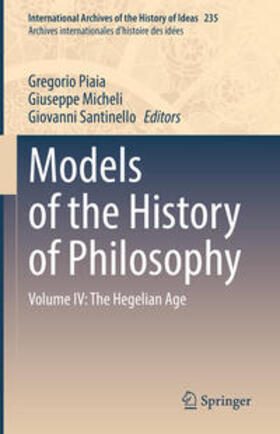 Piaia / Micheli / Santinello |  Models of the History of Philosophy | eBook | Sack Fachmedien