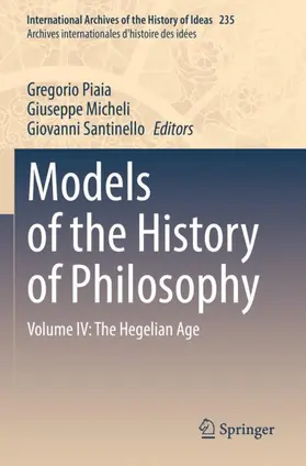 Piaia / Santinello / Micheli |  Models of the History of Philosophy | Buch |  Sack Fachmedien