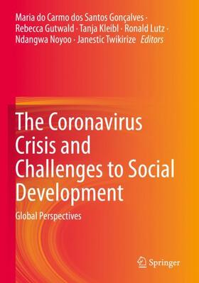 Gonçalves / Gutwald / Twikirize |  The Coronavirus Crisis and Challenges to Social Development | Buch |  Sack Fachmedien