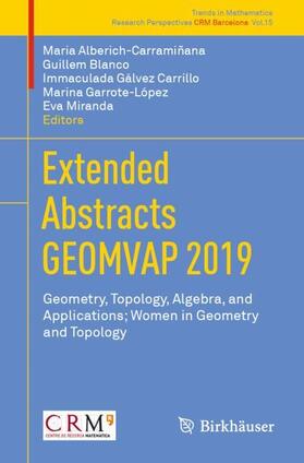 Alberich-Carramiñana / Blanco / Miranda |  Extended Abstracts GEOMVAP 2019 | Buch |  Sack Fachmedien