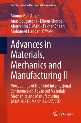 Ben Amar / Bouguecha / Haddar |  Advances in Materials, Mechanics and Manufacturing II | Buch |  Sack Fachmedien