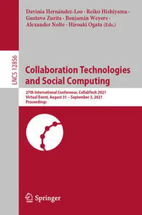 Hernández-Leo / Hishiyama / Zurita |  Collaboration Technologies and Social Computing | eBook | Sack Fachmedien