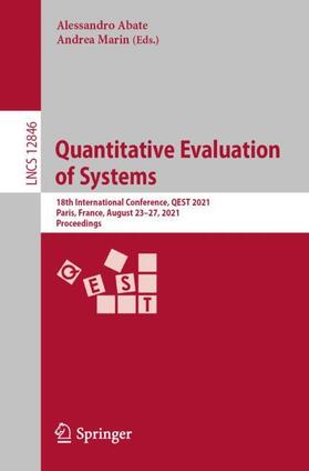 Marin / Abate |  Quantitative Evaluation of Systems | Buch |  Sack Fachmedien