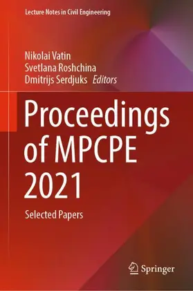 Vatin / Serdjuks / Roshchina |  Proceedings of MPCPE 2021 | Buch |  Sack Fachmedien