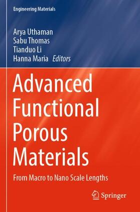 Uthaman / Maria / Thomas |  Advanced Functional Porous Materials | Buch |  Sack Fachmedien