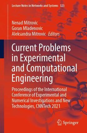 Mitrovic / Mladenovic |  Current Problems in Experimental and Computational Engineering | Buch |  Sack Fachmedien