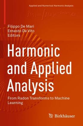 De Vito / De Mari |  Harmonic and Applied Analysis | Buch |  Sack Fachmedien