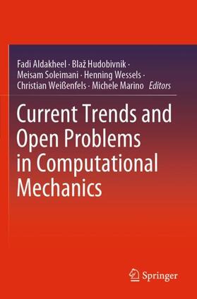 Aldakheel / Hudobivnik / Marino |  Current Trends and Open Problems in Computational Mechanics | Buch |  Sack Fachmedien
