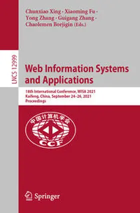 Xing / Fu / Zhang |  Web Information Systems and Applications | eBook | Sack Fachmedien