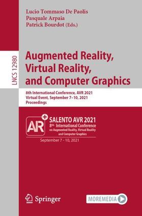 De Paolis / Bourdot / Arpaia |  Augmented Reality, Virtual Reality, and Computer Graphics | Buch |  Sack Fachmedien