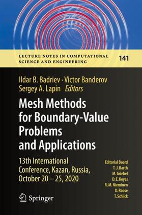 Badriev / Lapin / Banderov |  Mesh Methods for Boundary-Value Problems and Applications | Buch |  Sack Fachmedien
