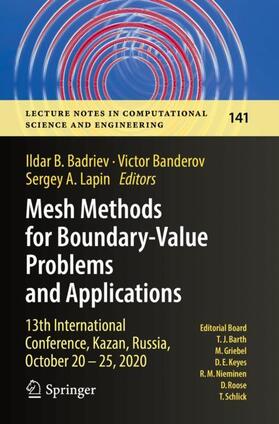 Badriev / Lapin / Banderov |  Mesh Methods for Boundary-Value Problems and Applications | Buch |  Sack Fachmedien