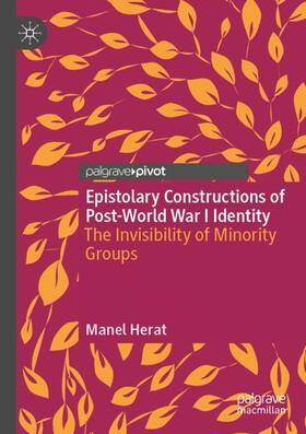 Herat |  Epistolary Constructions of Post-World War I Identity | Buch |  Sack Fachmedien
