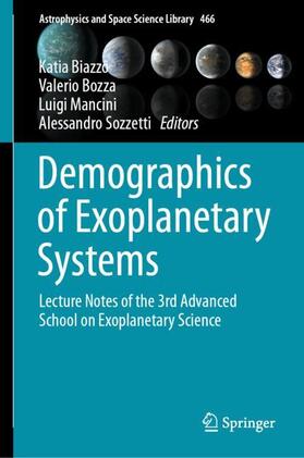 Biazzo / Sozzetti / Bozza |  Demographics of Exoplanetary Systems | Buch |  Sack Fachmedien