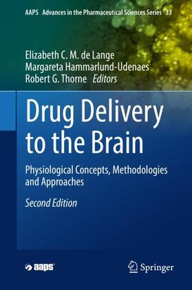 de Lange / Thorne / Hammarlund-Udenaes |  Drug Delivery to the Brain | Buch |  Sack Fachmedien