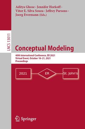 Ghose / Horkoff / Evermann |  Conceptual Modeling | Buch |  Sack Fachmedien