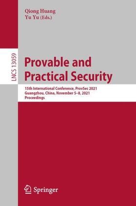 Yu / Huang |  Provable and Practical Security | Buch |  Sack Fachmedien