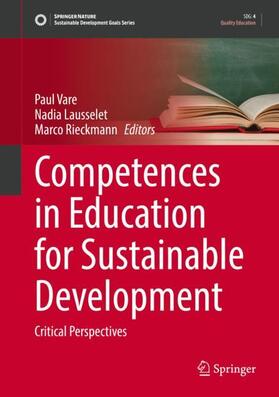 Vare / Rieckmann / Lausselet |  Competences in Education for Sustainable Development | Buch |  Sack Fachmedien