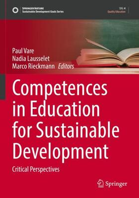 Vare / Rieckmann / Lausselet |  Competences in Education for Sustainable Development | Buch |  Sack Fachmedien