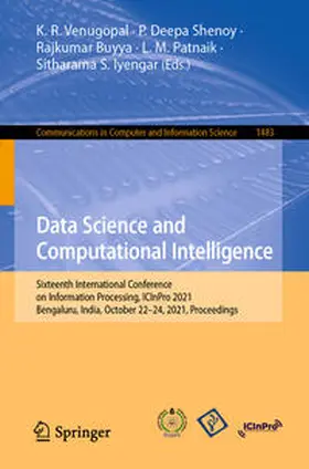 Venugopal / Shenoy / Buyya |  Data Science and Computational Intelligence | eBook | Sack Fachmedien