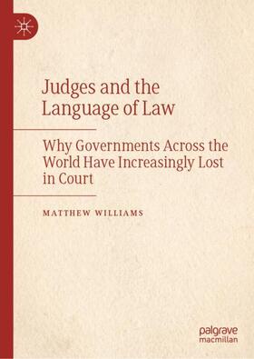 Williams |  Judges and the Language of Law | Buch |  Sack Fachmedien