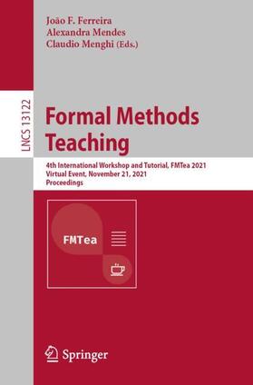 Ferreira / Menghi / Mendes |  Formal Methods Teaching | Buch |  Sack Fachmedien