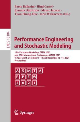 Ballarini / Castel / Walraevens |  Performance Engineering and Stochastic Modeling | Buch |  Sack Fachmedien