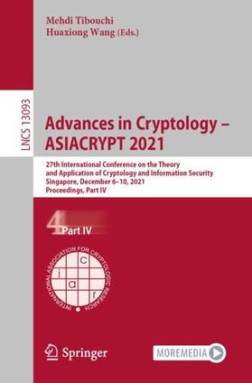 Wang / Tibouchi |  Advances in Cryptology - ASIACRYPT 2021 | Buch |  Sack Fachmedien