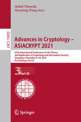 Tibouchi / Wang |  Advances in Cryptology – ASIACRYPT 2021 | eBook | Sack Fachmedien