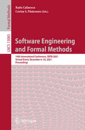 Calinescu / Pasareanu / Pasareanu |  Software Engineering and Formal Methods | eBook | Sack Fachmedien