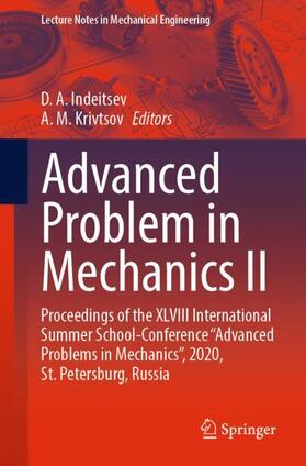 Krivtsov / Indeitsev |  Advanced Problem in Mechanics II | Buch |  Sack Fachmedien