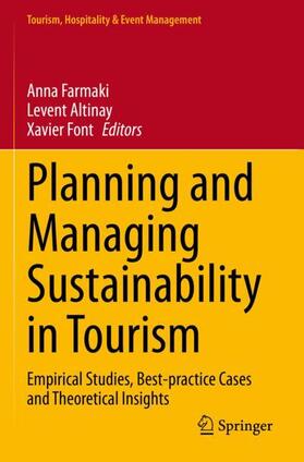 Farmaki / Font / Altinay |  Planning and Managing Sustainability in Tourism | Buch |  Sack Fachmedien