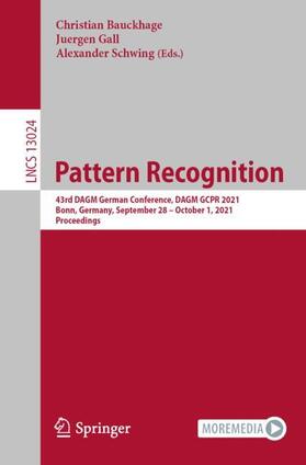 Bauckhage / Schwing / Gall |  Pattern Recognition | Buch |  Sack Fachmedien