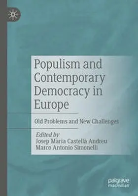 Simonelli / Castellà Andreu |  Populism and Contemporary Democracy in Europe | Buch |  Sack Fachmedien